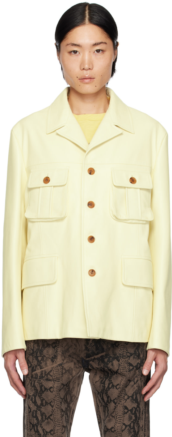 Paul Smith - Commissionエディション イエロー レザージャケット