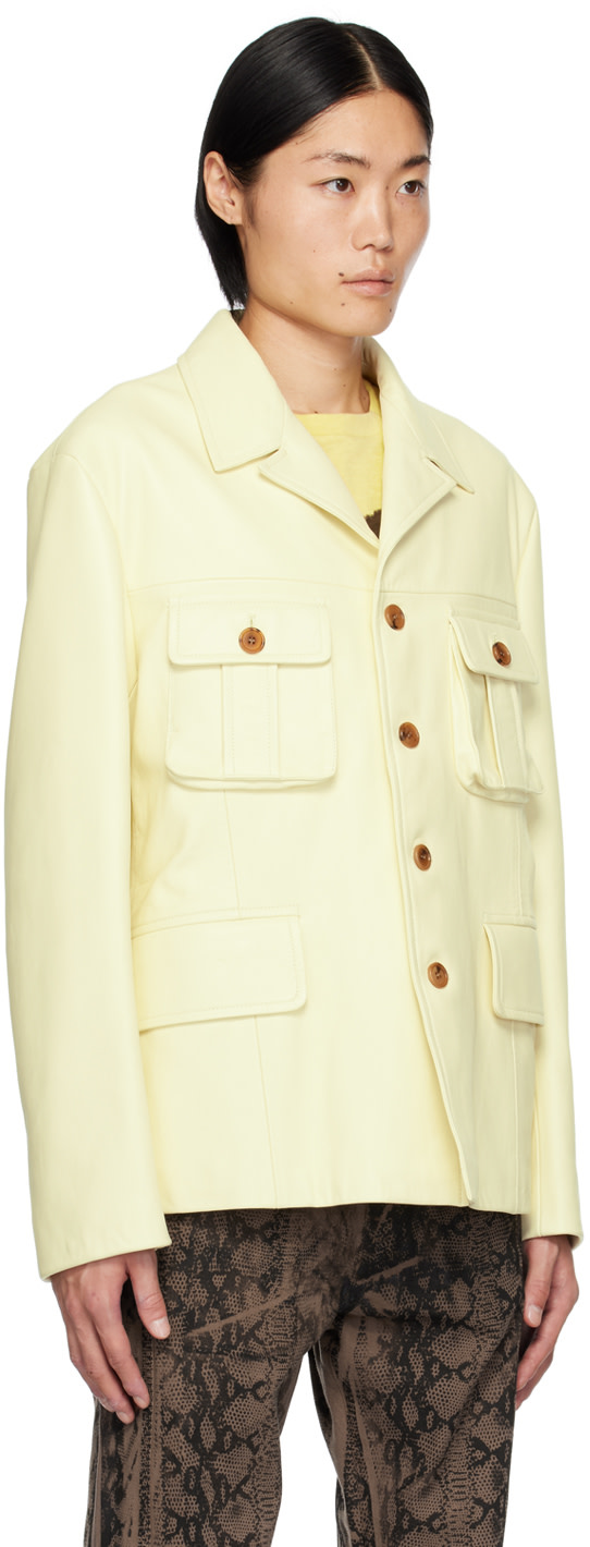 Paul Smith - Commissionエディション イエロー レザージャケット