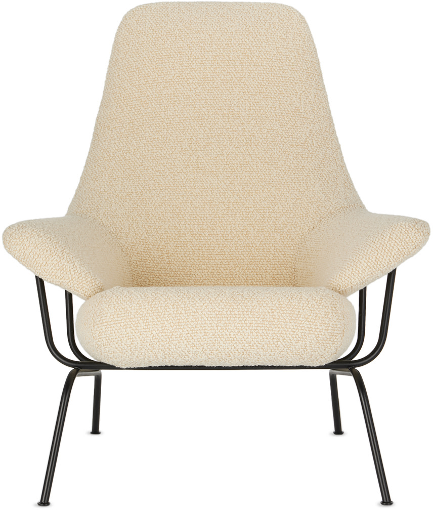 HEM - Chaise d'appoint Hai blanc cassé
