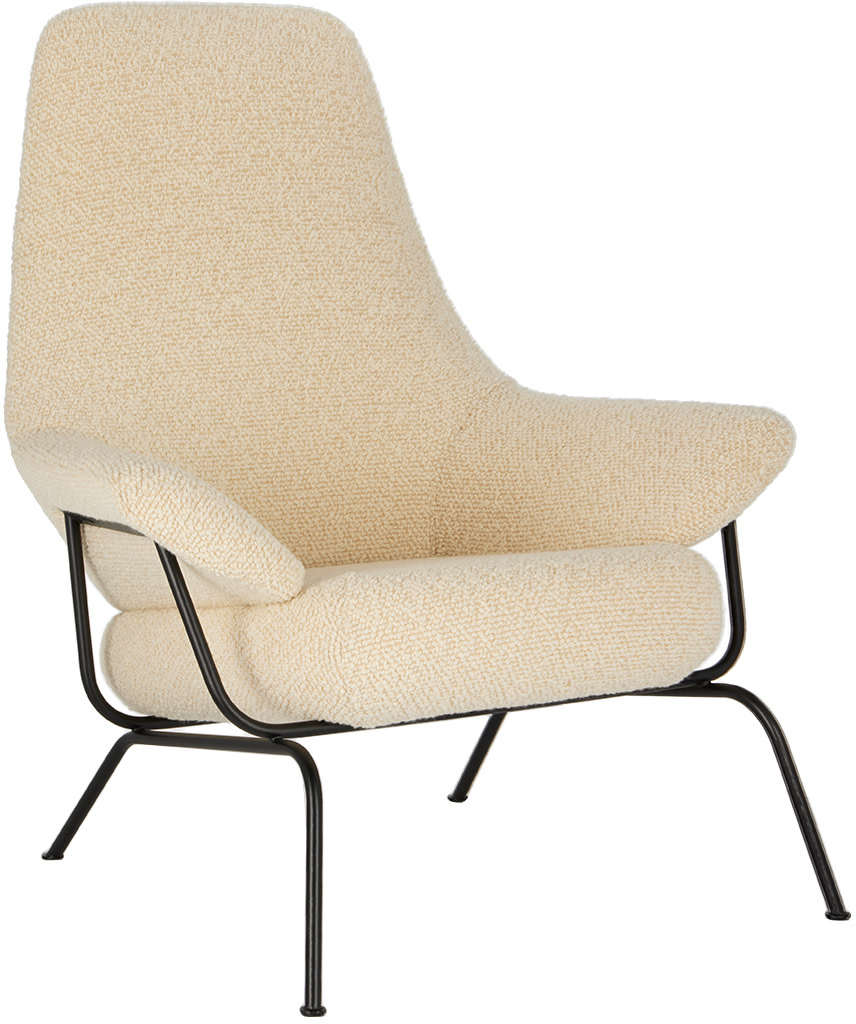 HEM - Chaise d'appoint Hai blanc cassé