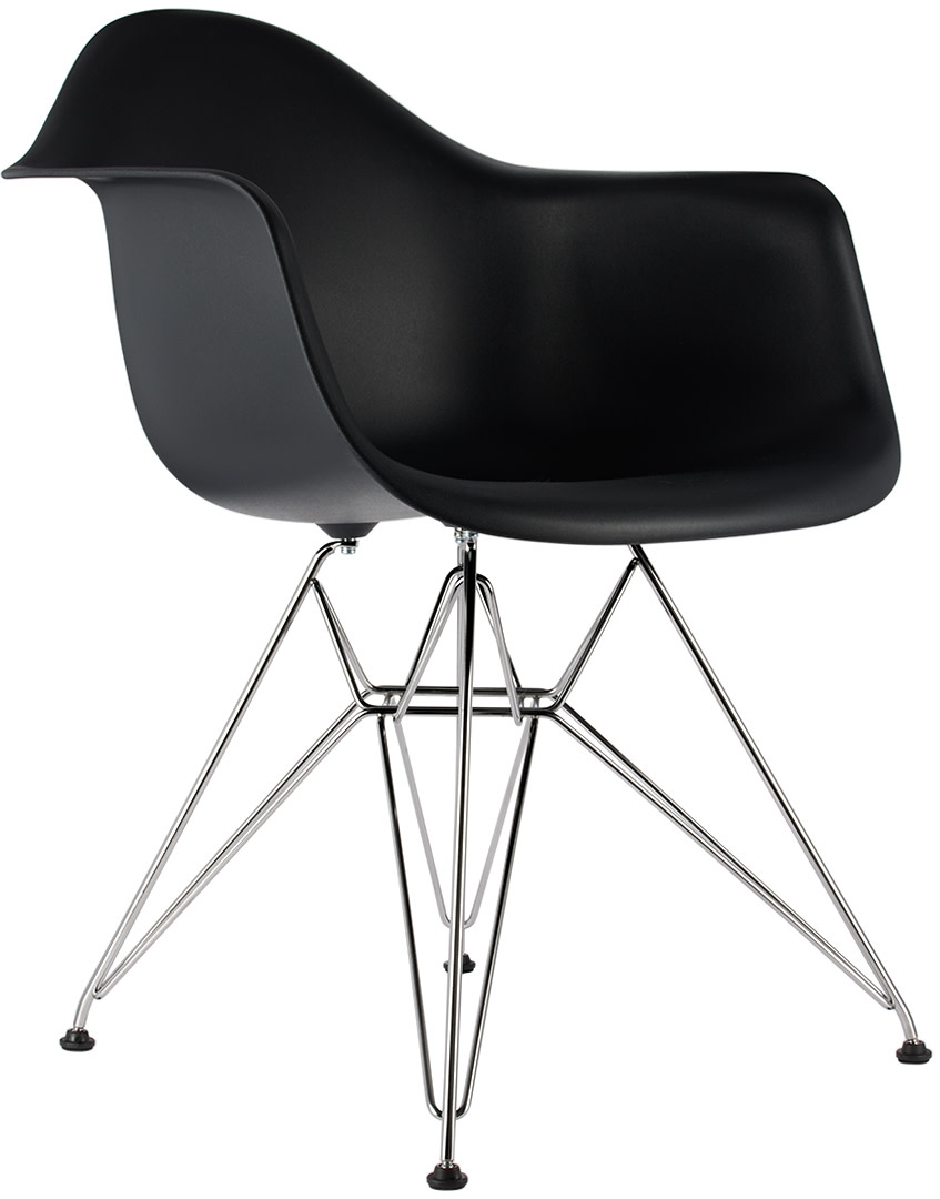 Herman Miller® - 블랙 임스 암체어