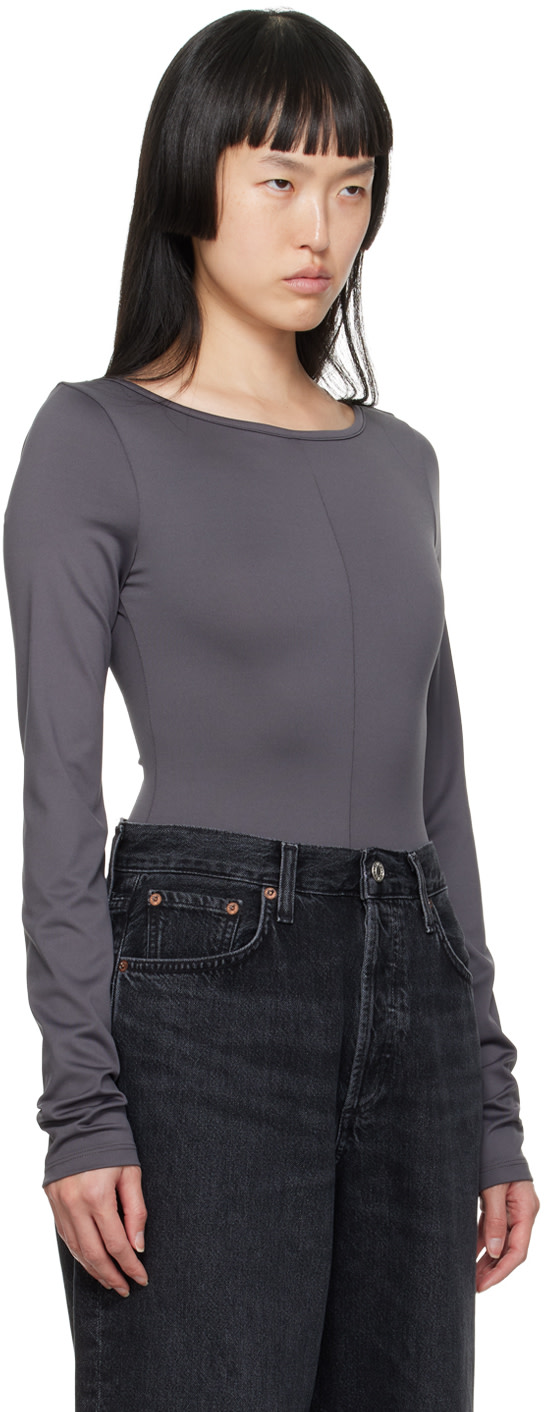AGOLDE - Justaucorps Paulette gris