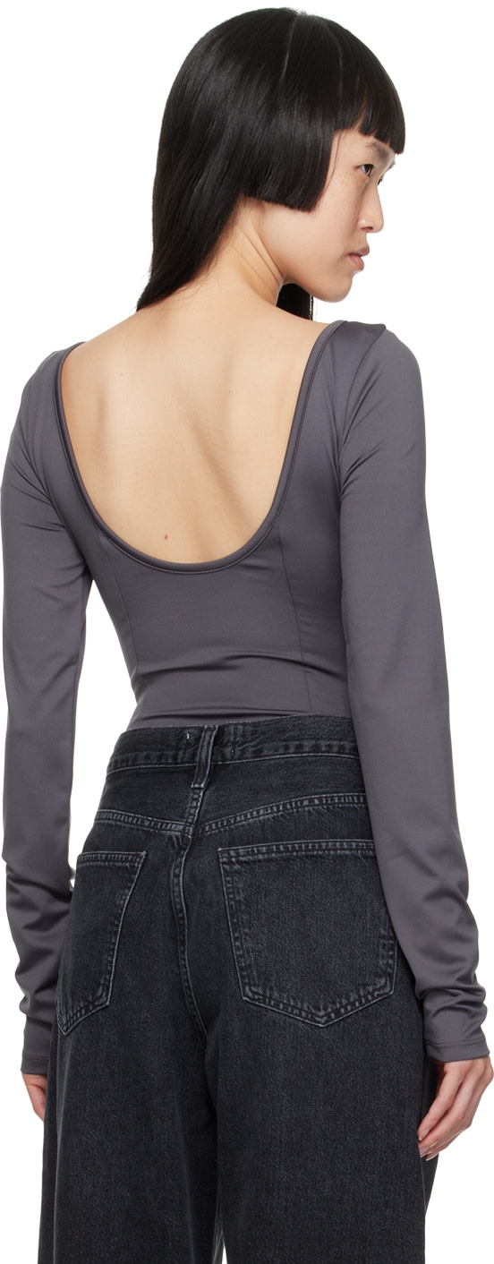 AGOLDE - Justaucorps Paulette gris