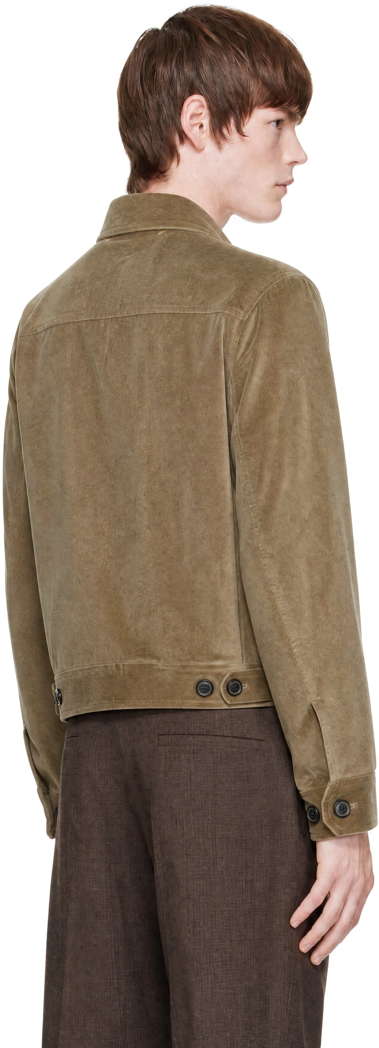 Paul Smith - Taupe Oversized Zip Jacket