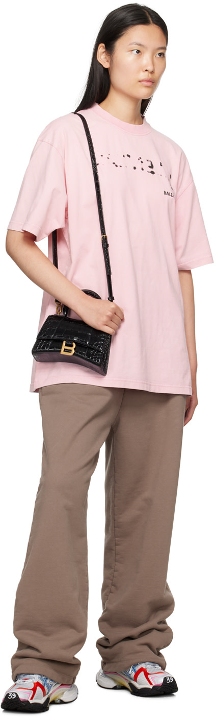 Balenciaga - Micro sac Hourglass noir