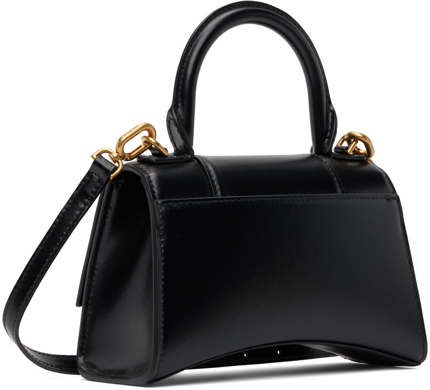 Balenciaga - Micro sac Hourglass noir
