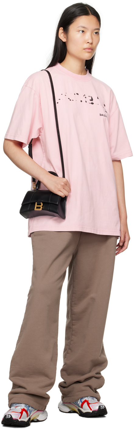 Balenciaga - Micro sac Hourglass noir