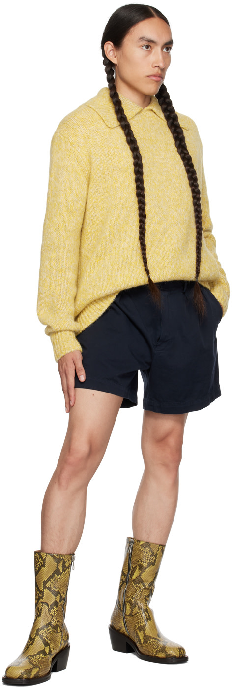 Dries Van Noten - Yellow Snake Boots