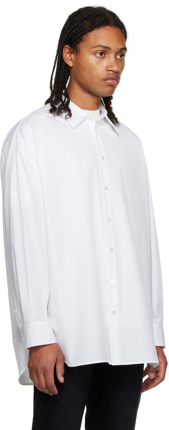The Row - Chemise Lukre blanche
