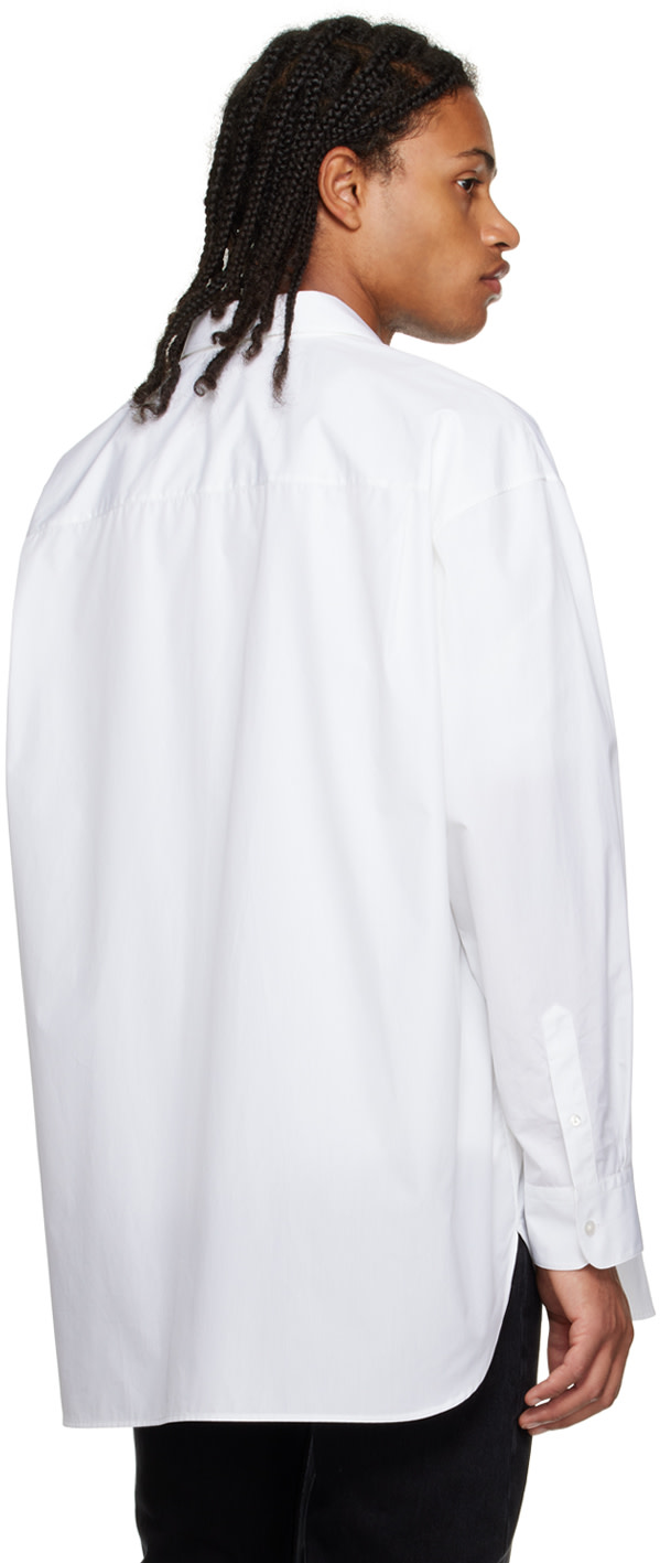 The Row - Chemise Lukre blanche