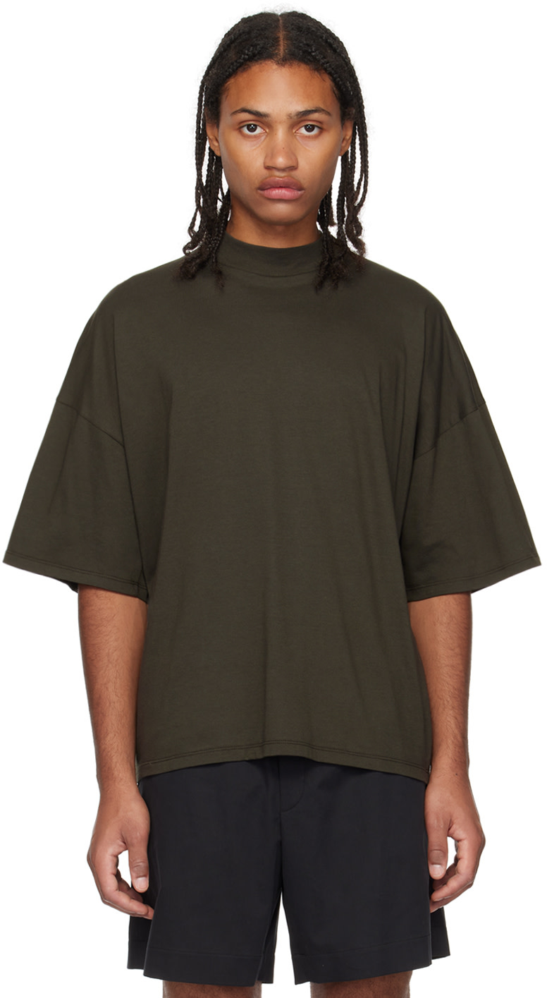 The Row - T-shirt Dustin vert