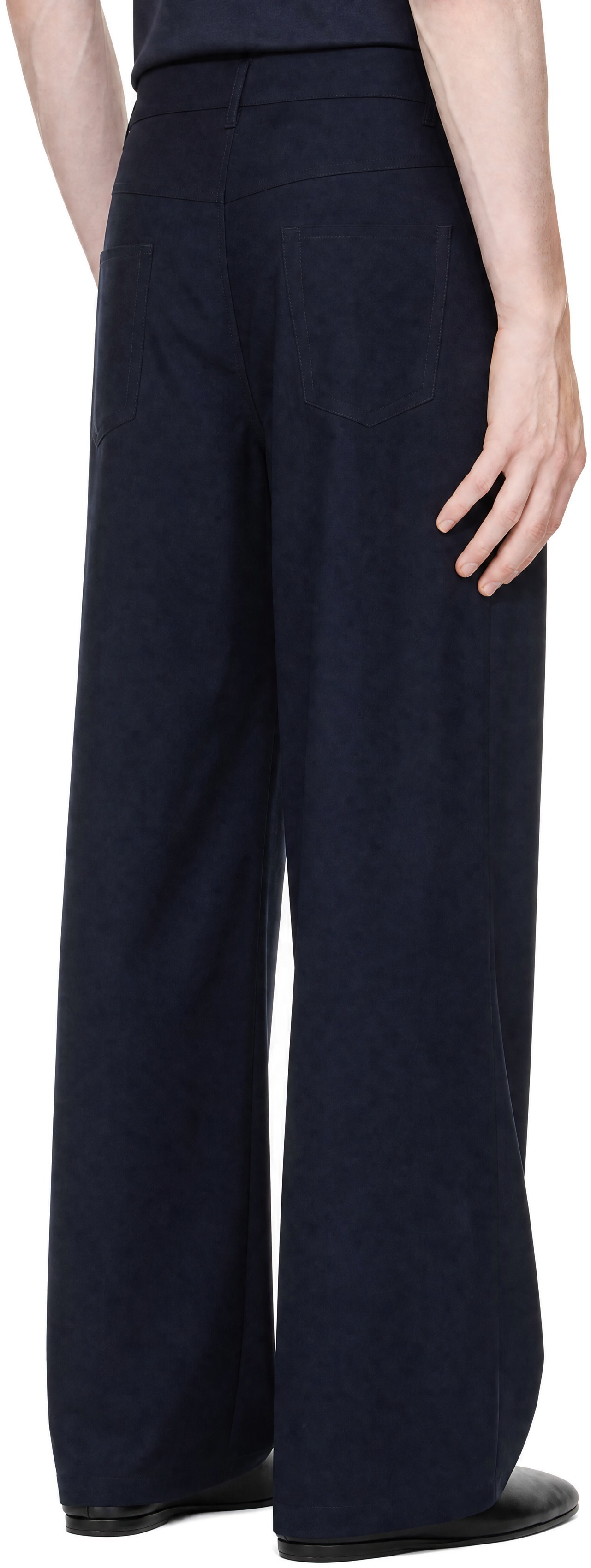 Marni - Navy Wool Trousers