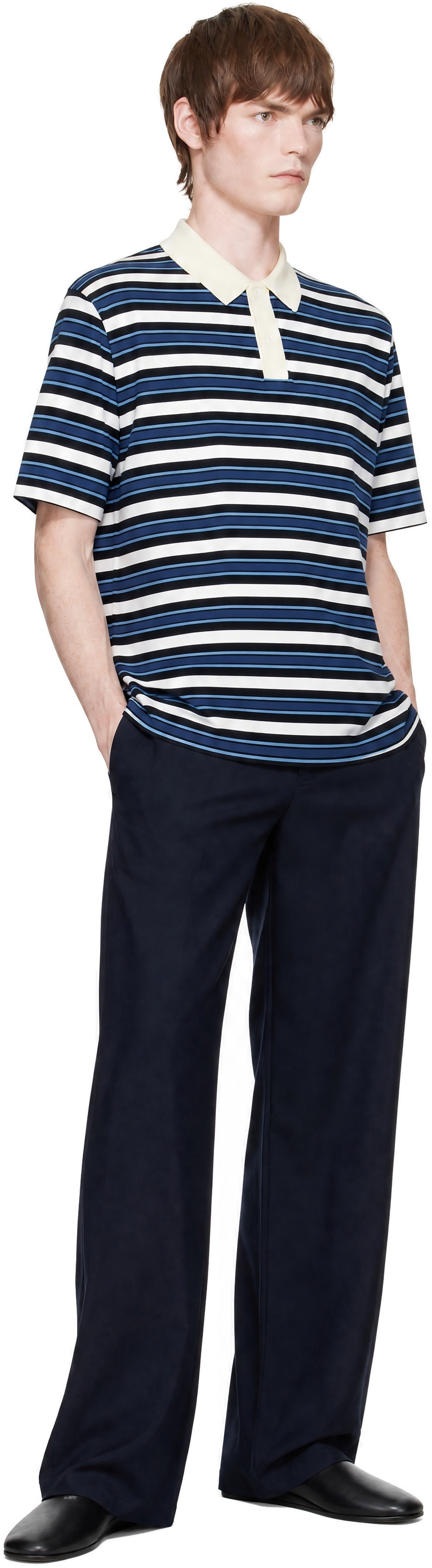 Marni - Navy Wool Trousers