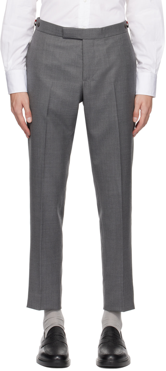 Thom Browne - グレー ローライズ トラウザーズ
