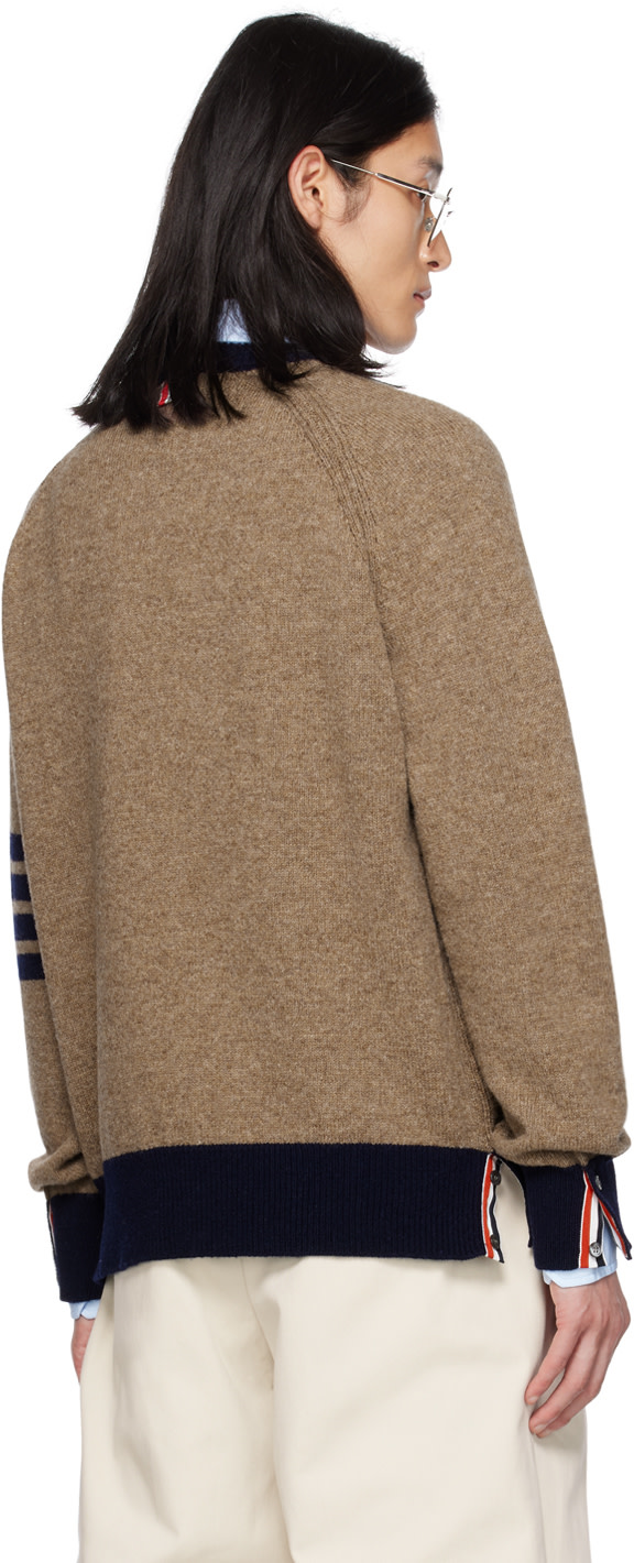 Thom Browne - Brown 4-Bar Sweater