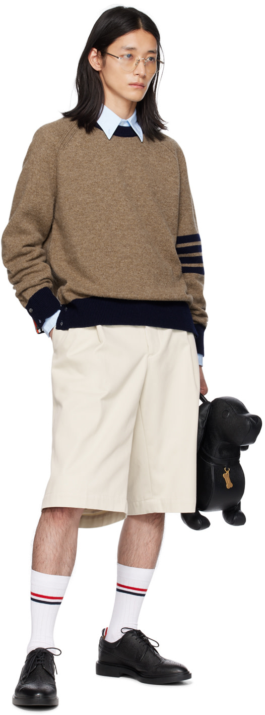 Thom Browne - Brown 4-Bar Sweater