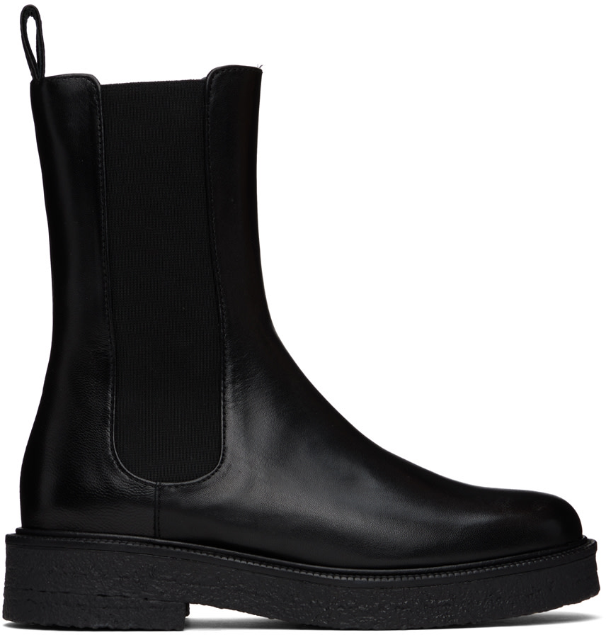 Staud - Bottes Palamino noires