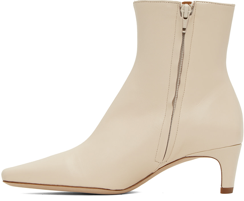 Staud - Bottines Wally blanc cassé