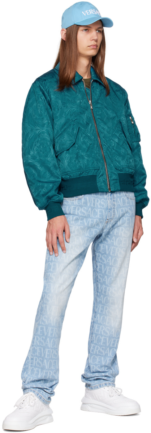 Versace - Blue Allover Jeans