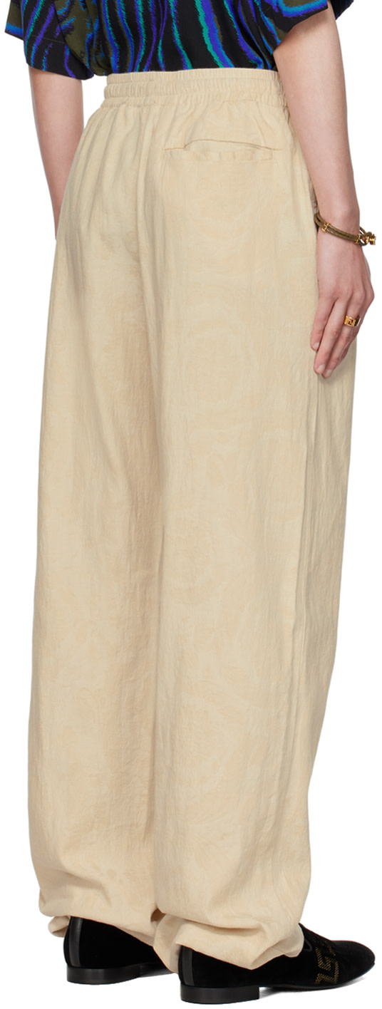 Versace - Off-White Barocco Lounge Pants