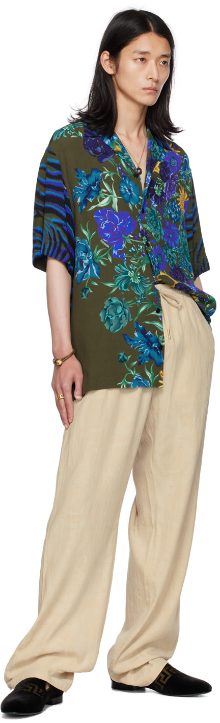Versace - Off-White Barocco Lounge Pants