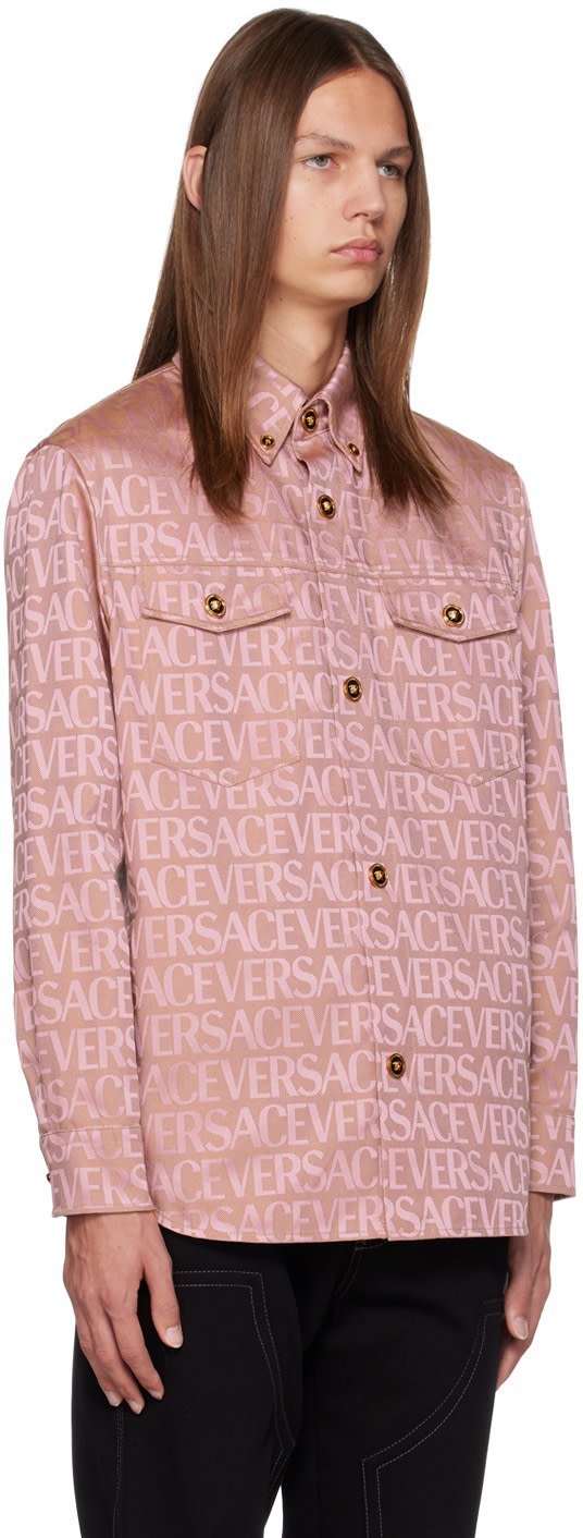 Versace - Pink Allover Shirt