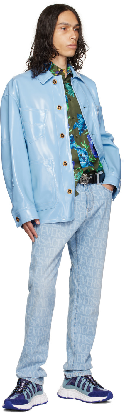 Versace - Khaki Wildflower West Shirt