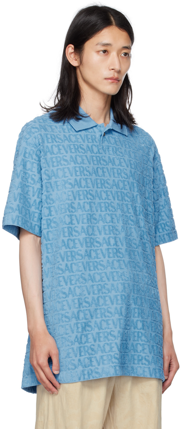 Versace - Blue Allover Polo