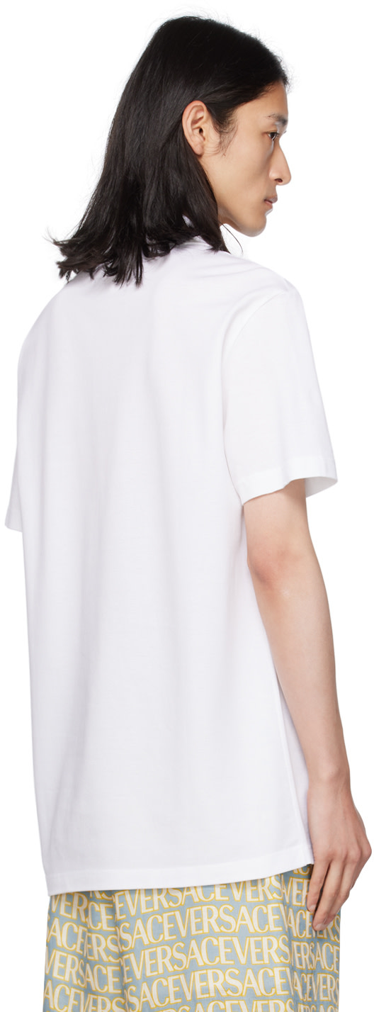 Versace - White Baroque Polo