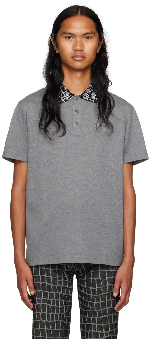 Versace - Polo Coccodrillo gris