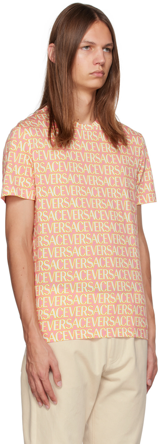 Versace - Pink Allover T-Shirt