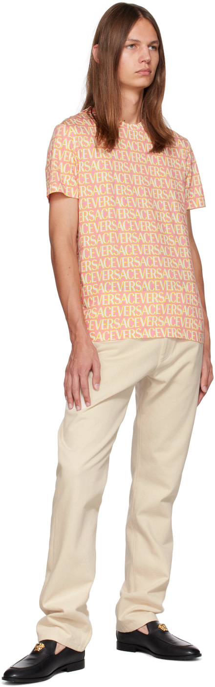 Versace - Pink Allover T-Shirt