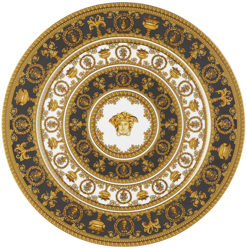 Versace - Black Rosenthal 'I Heart Baroque' Serving Plate