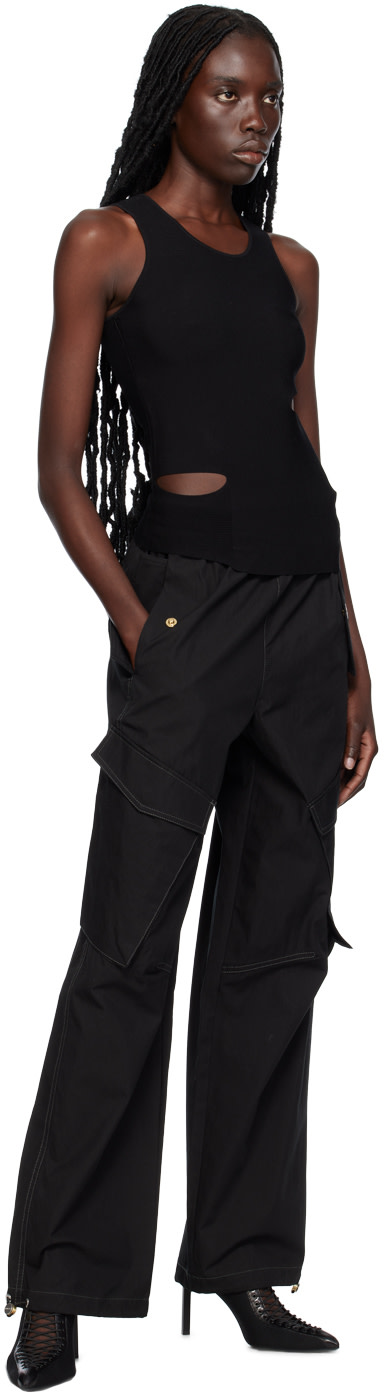 Dion Lee - Débardeur noir à découpes