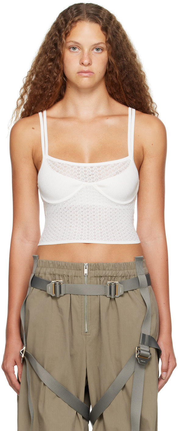 Dion Lee - Débardeur Serpent blanc