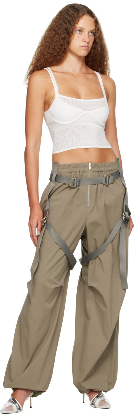 Dion Lee - Débardeur Serpent blanc