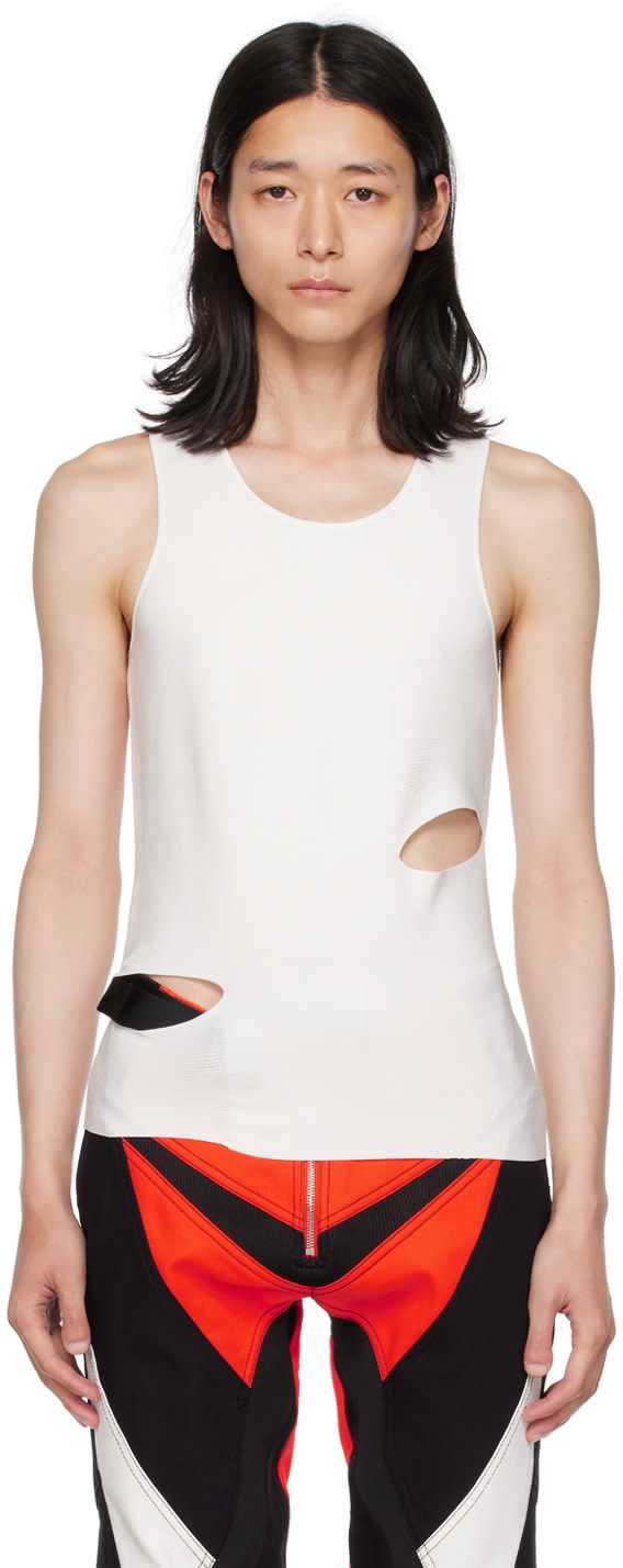 Dion Lee - Débardeur blanc à découpes