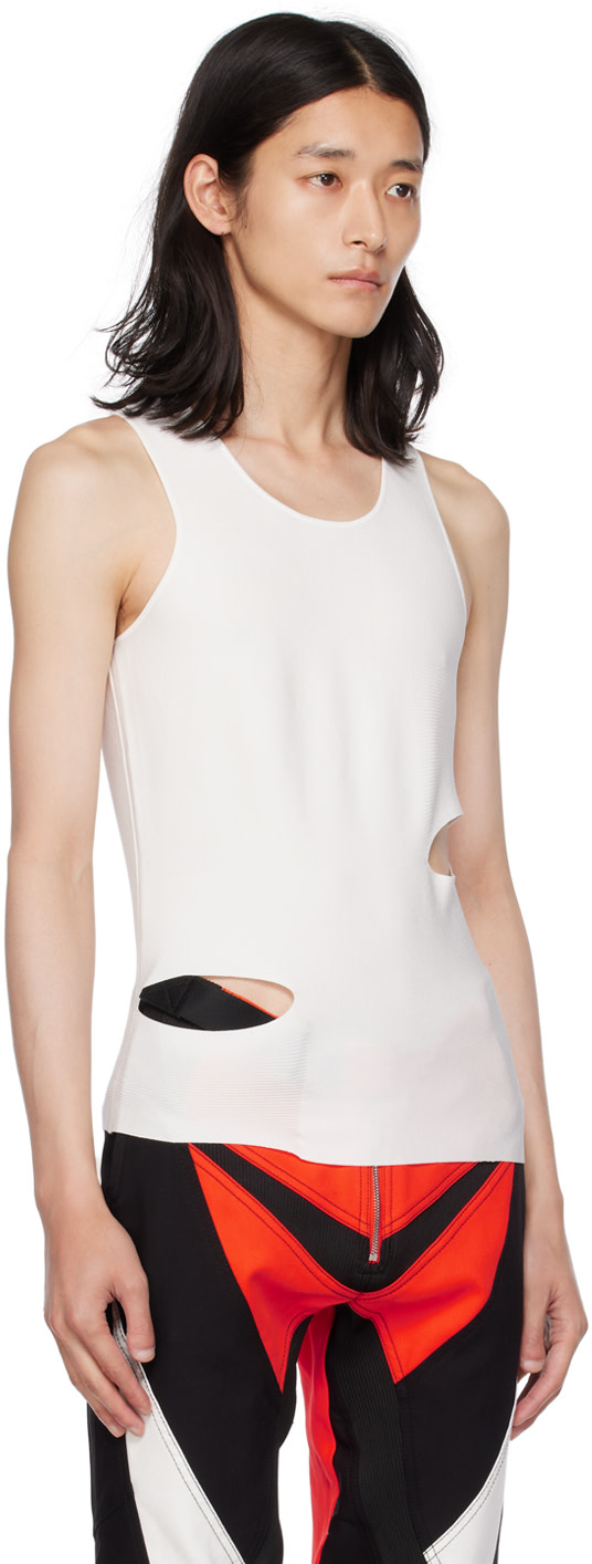 Dion Lee - Débardeur blanc à découpes