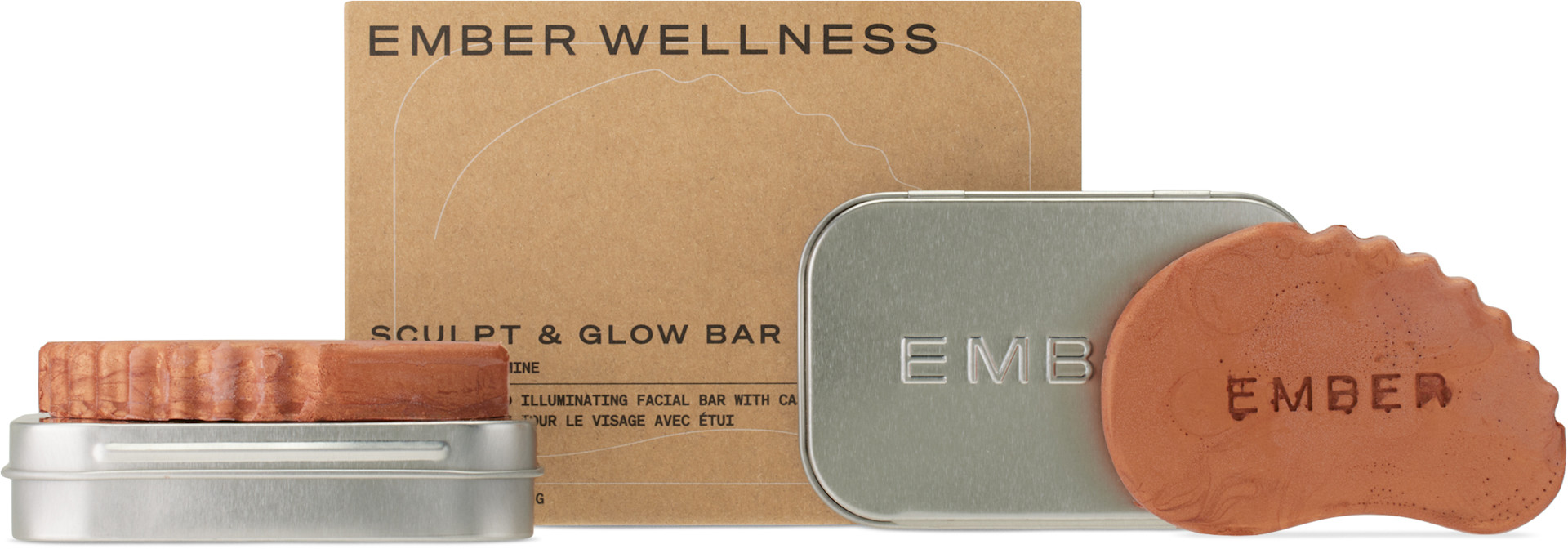 Ember Wellness - Bronze Sculpt & Glow Bar Set, 50 g