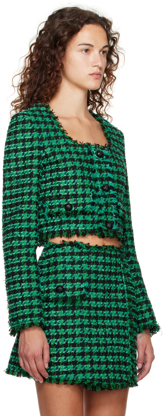 MSGM - Green Check Jacket
