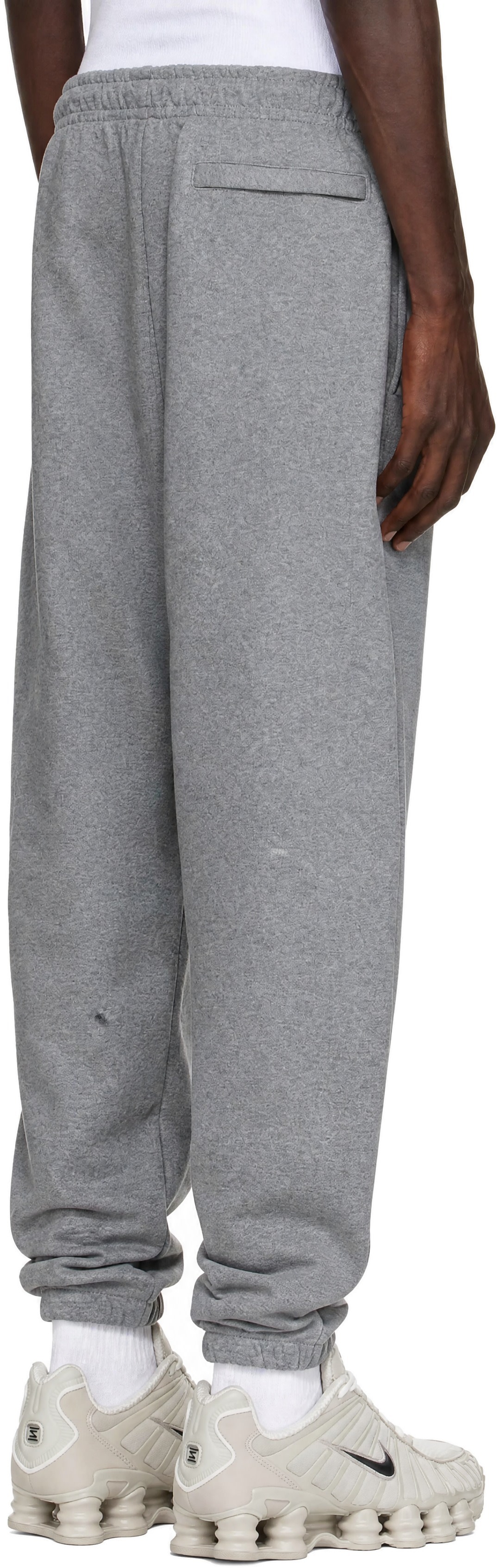 Nike Jordan - Gray Logo Patch Sweatpants