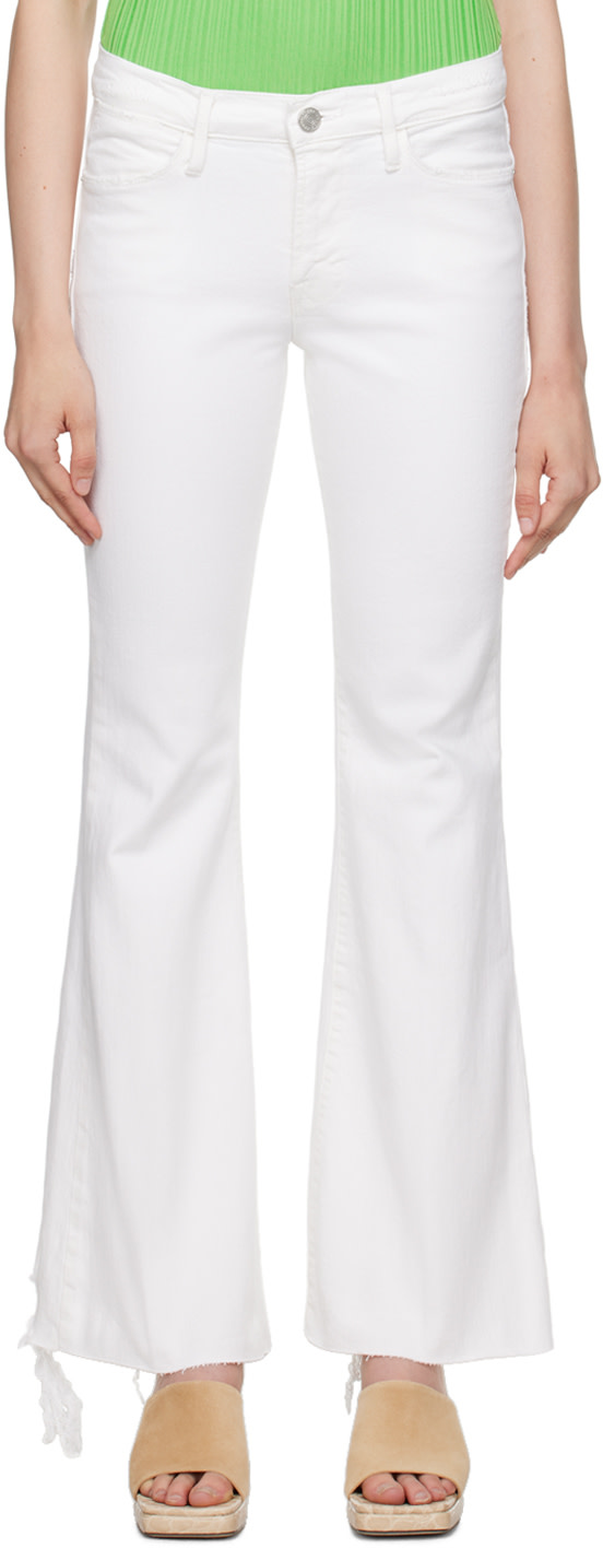 Frame - Jean 'Le Easy Flare' blanc