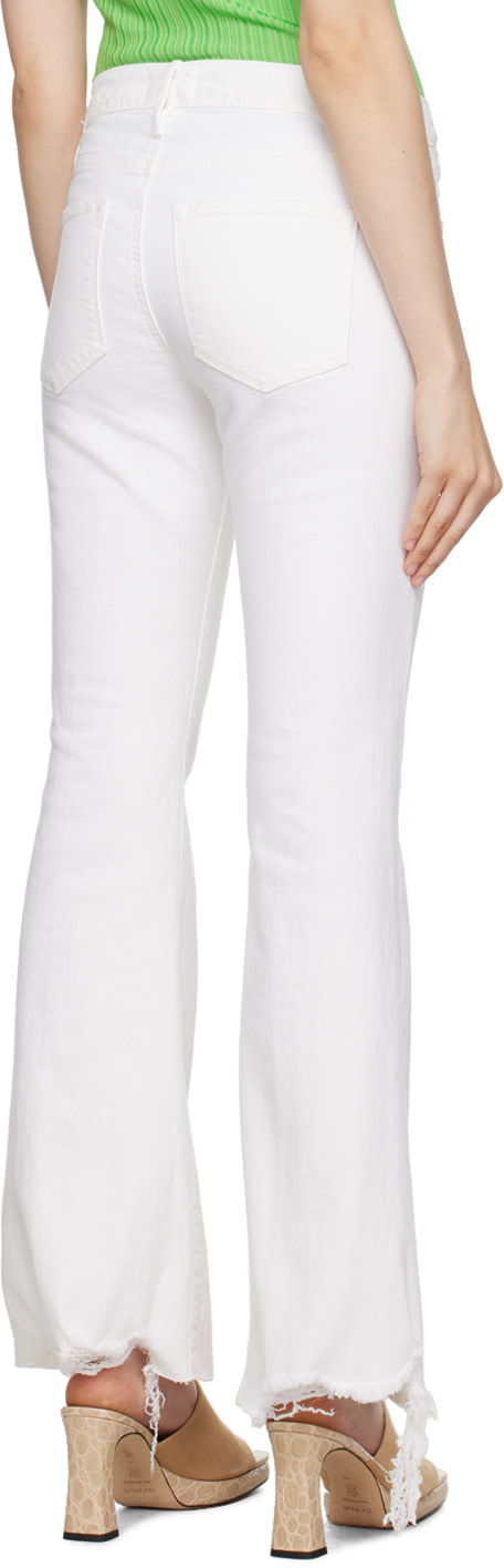 Frame - Jean 'Le Easy Flare' blanc