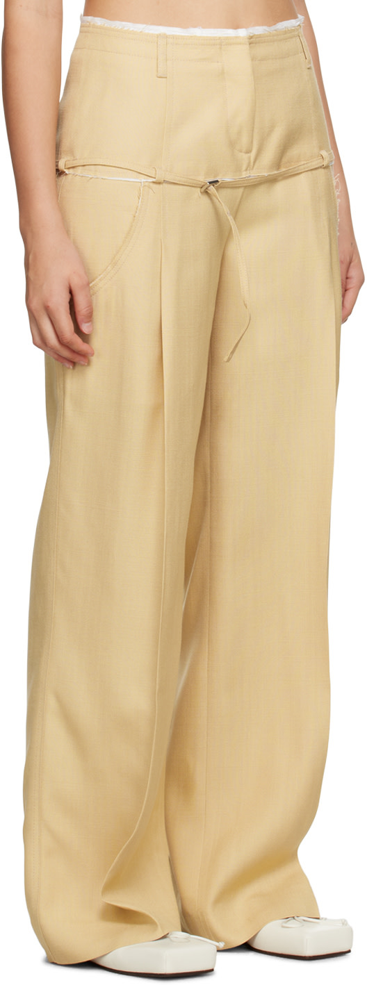 JACQUEMUS - Pantalon Criollo beige - Le chouchou
