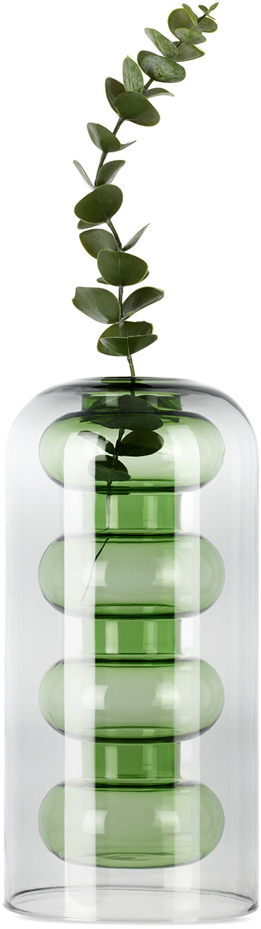Tom Dixon - Bumpコレクション グリーン トール フラワーベース