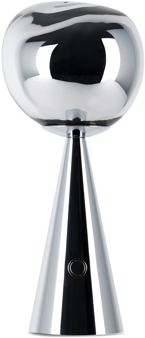 Tom Dixon - 실버 멜트 포터블 테이블 램프