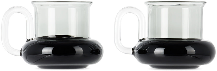 Tom Dixon - Ensemble de tasses à thé noires - Bump