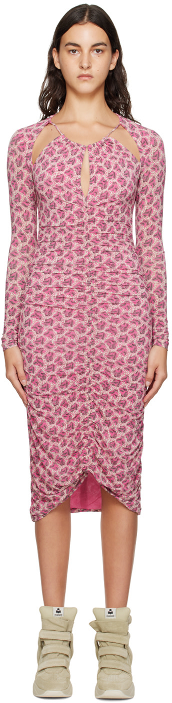 Isabel Marant - Robe midi Logane rose