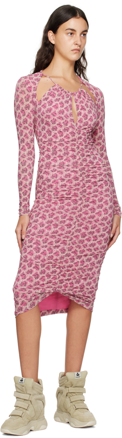 Isabel Marant - Robe midi Logane rose