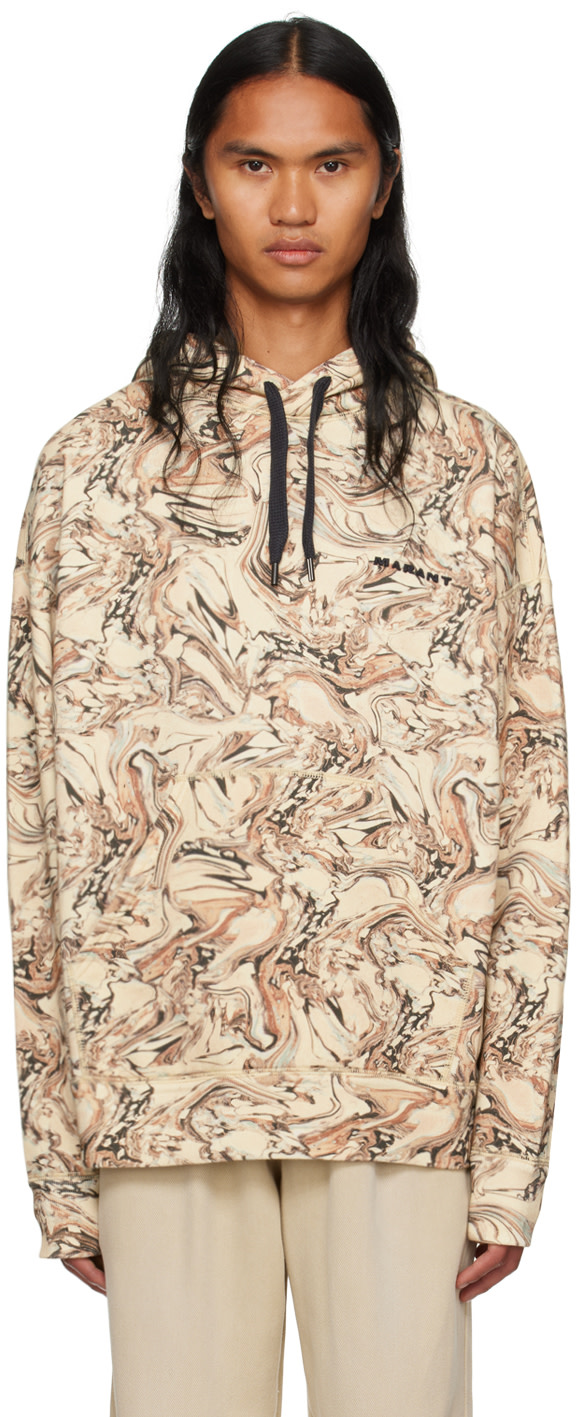 Isabel Marant - Pull à capuche Marvin beige